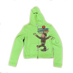 Curious George Women's Zip Hoodie Green
